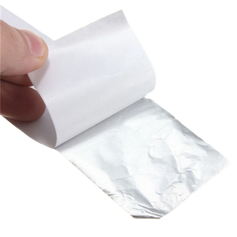 

5cm*17m Thermal Resist Duct Repairs High Temperature Resistant Foil Adhesive Tape Useful Aluminium Foil Adhesive Sealing Tape