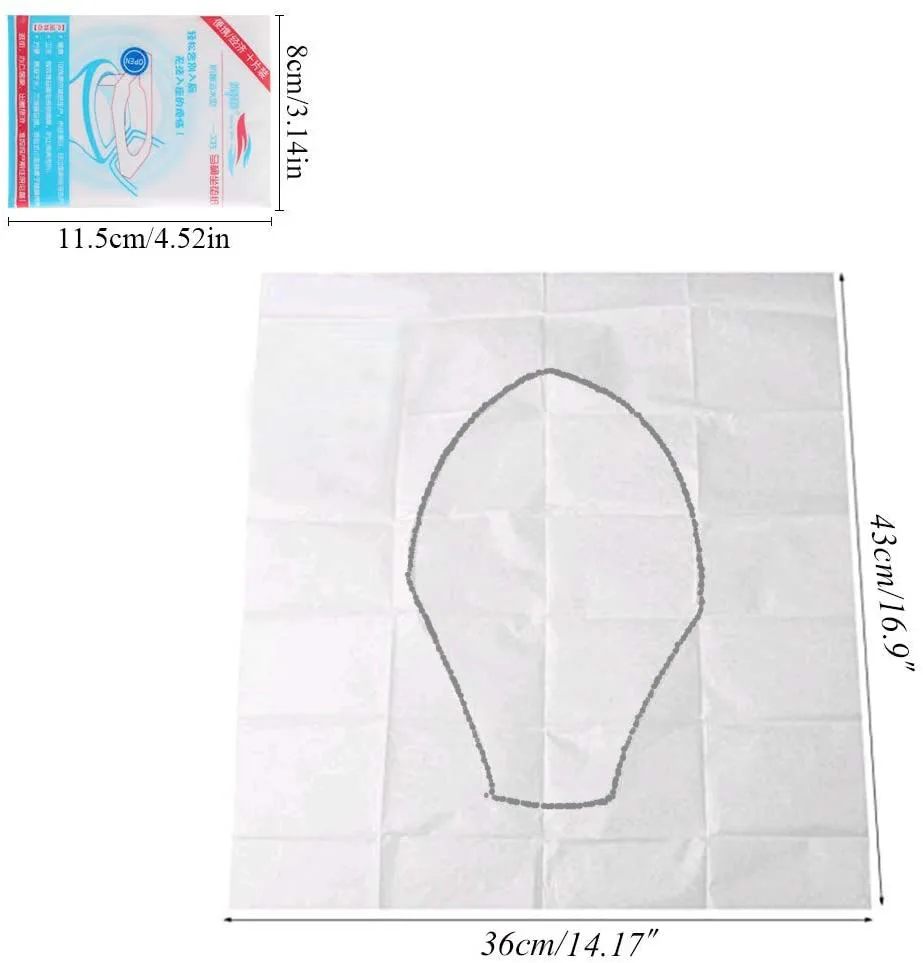 Одноразовые чехлы на сиденья унитаза для ванной смываемые дома отдыха природе