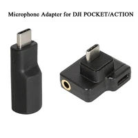 usb c to 3 5mm mic microphone audio adapter accessories compatible with dji osmo pocketdji osmo action