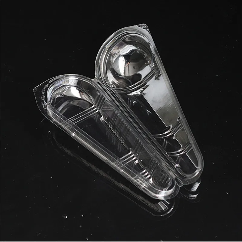 

50pcs Net red ice cream transparent box creative baking decoration packaging cake pastry plastic boxes party favors gift boxes