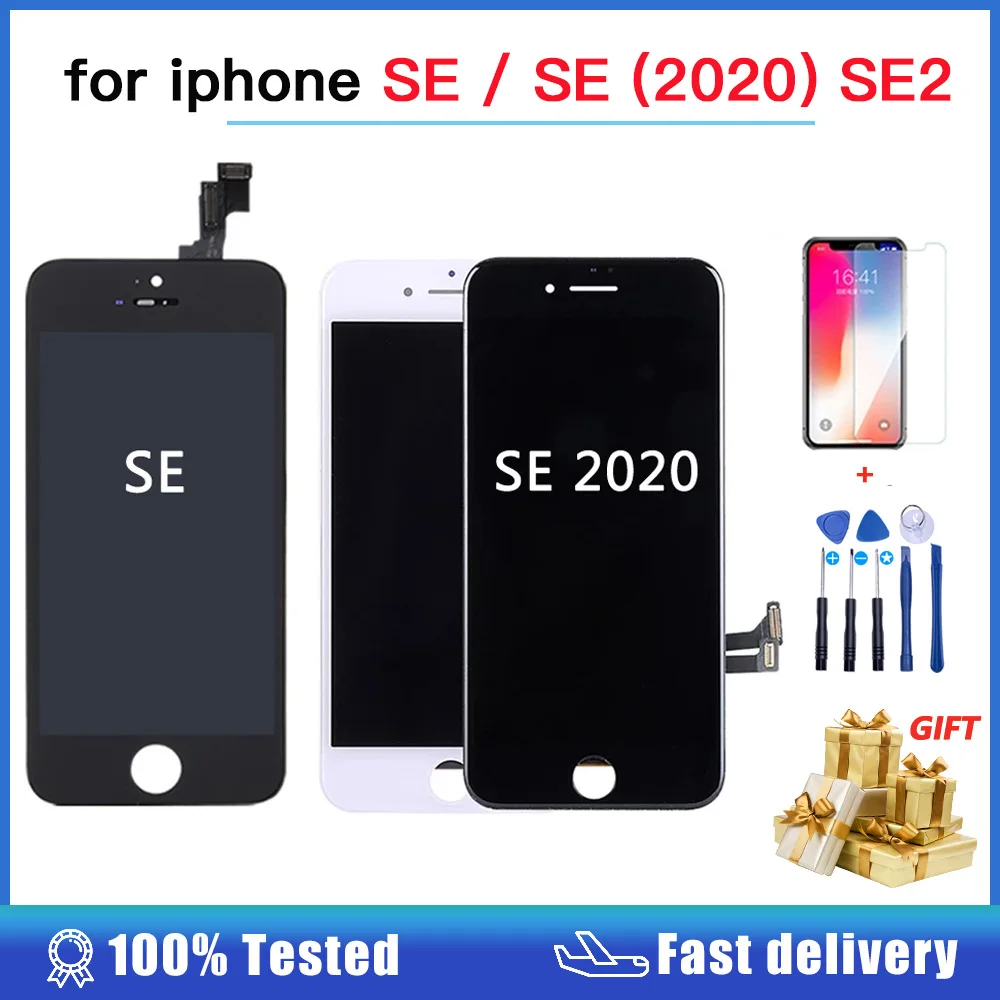 Высококачественные экраны для iPhone 5S SE ЖК-дисплей с сенсорным дигитайзером в