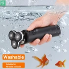 2021 электробритва Mijia IPX7, водонепроницаемая электробритва, 3D плавающие двойные лезвия, зарядка через USB, умная бритва, Мужская бритва