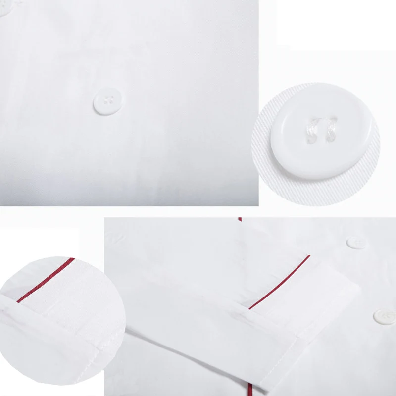 Форма шеф-повара Рабочая форма белая унисекс куртка короткая длинная шеф-куртка