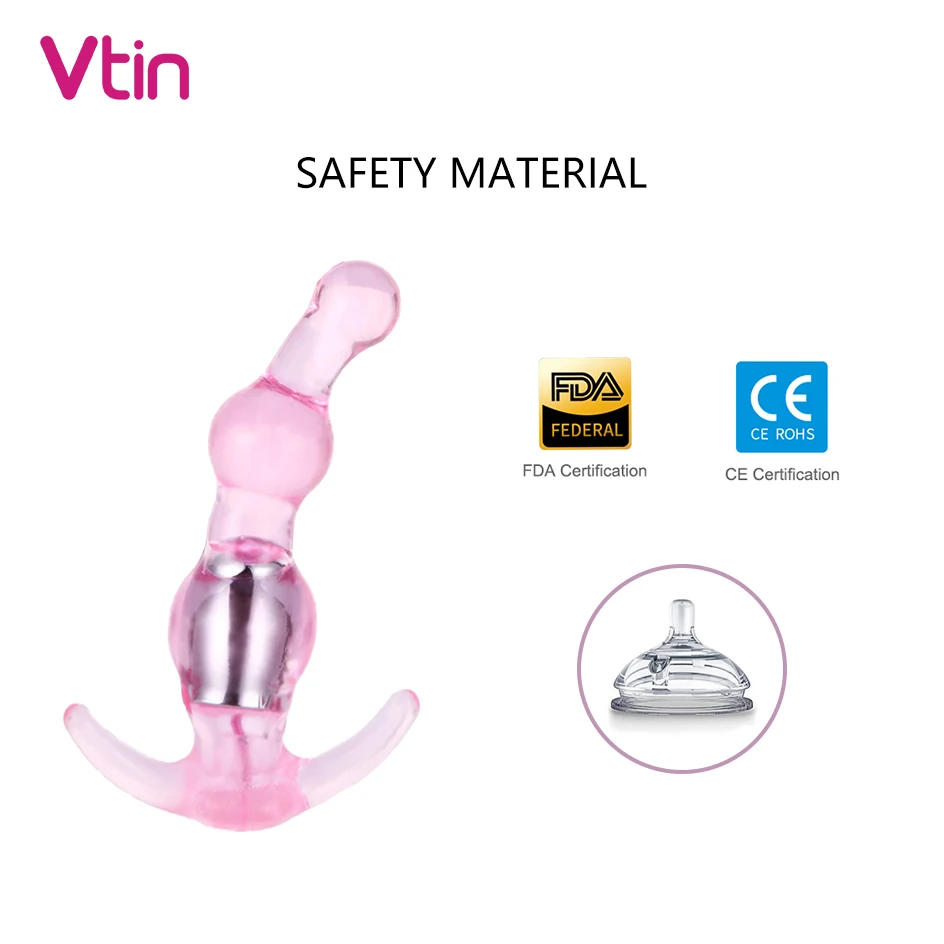 10-скоростной Анальный вибратор Анальная пробка Стимулятор клитора женская