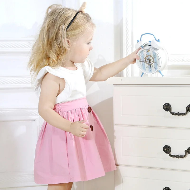 Юбка для маленьких девочек на весну и зиму детские пляжные юбки с цветочным