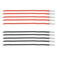 10pcs 16awg silicone wire with 4 0mm male plug length 10cm for 380 390 540 550 775 795 brushed motor connection cable
