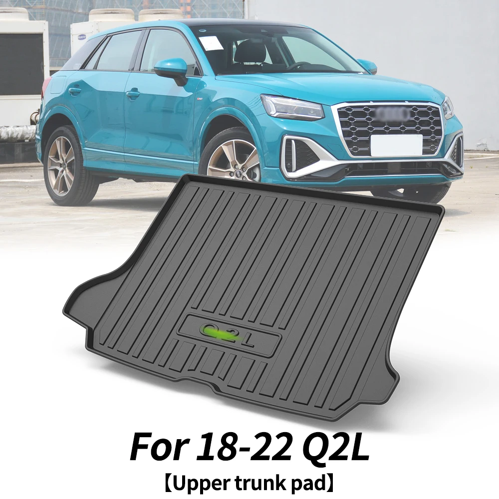 

For Audi Q2L Q3 Q5 Q5L TPE Rubber Cargo Liner Trunk Storage Seats Waterproof Protective Floor Mats