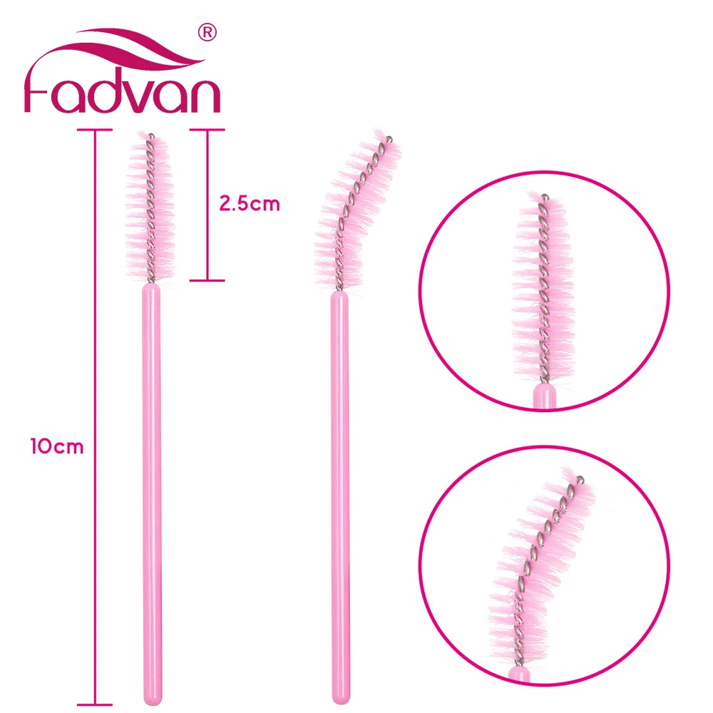 100 шт./упак. тушь для ресниц одноразовые палочки мини щетка микро аппликатор Spoolie