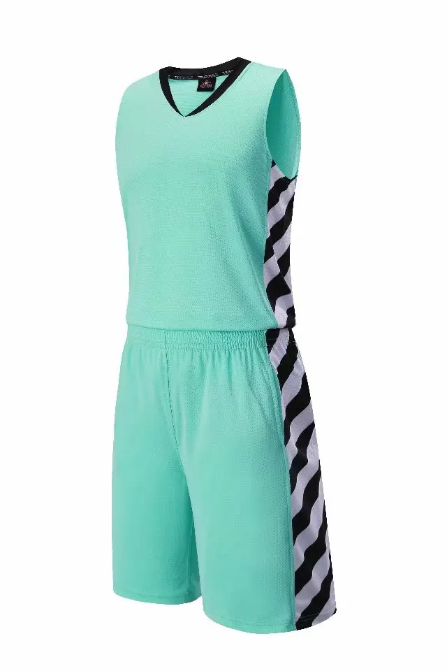 Solid Breathable Baketball Uniform DIY Printing Adult Striped Sleeveless Jerseys Basketball Shirts Shorts Camiseta Baloncesto | Спорт и