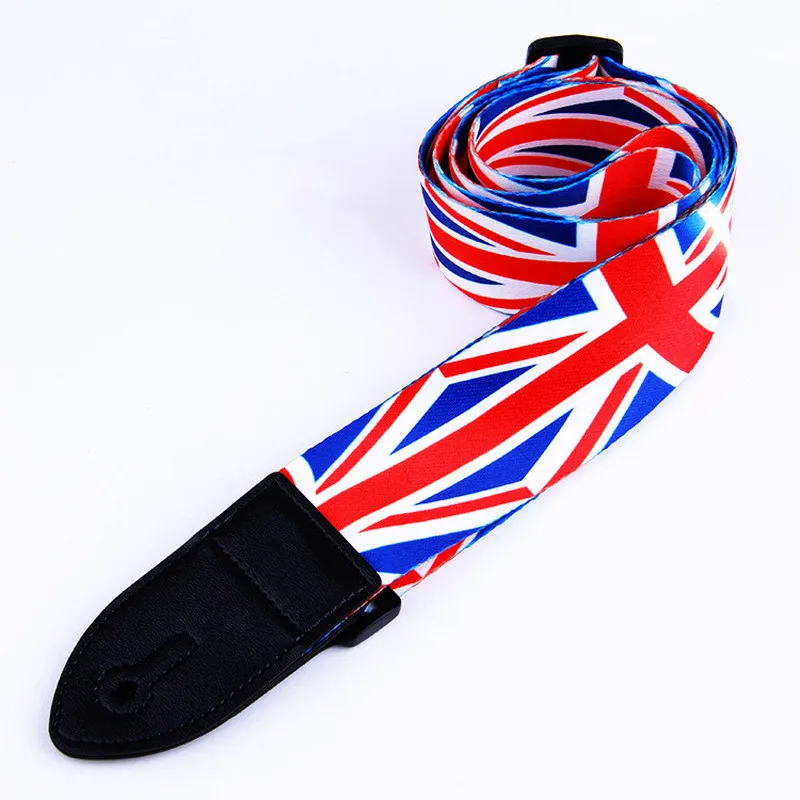 nylon gitarre strap für akustische elektrische gitarre und bass multi farbe gitarre gürtel einstellbare bunte druck nylon straps free global
