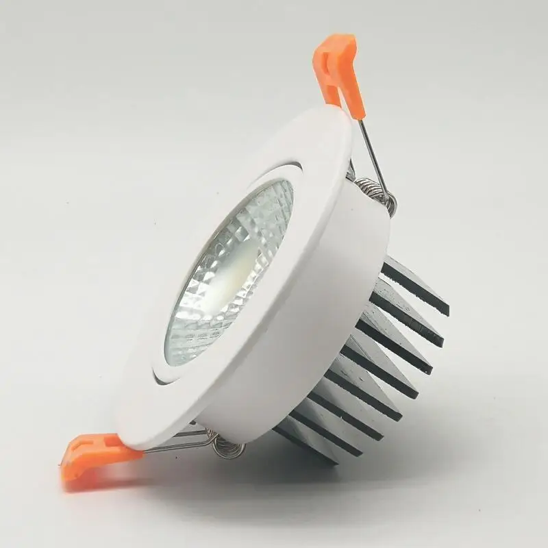 1 шт. сверхъяркий Встраиваемый светодиодный точечный светильник COB 5 Вт 12
