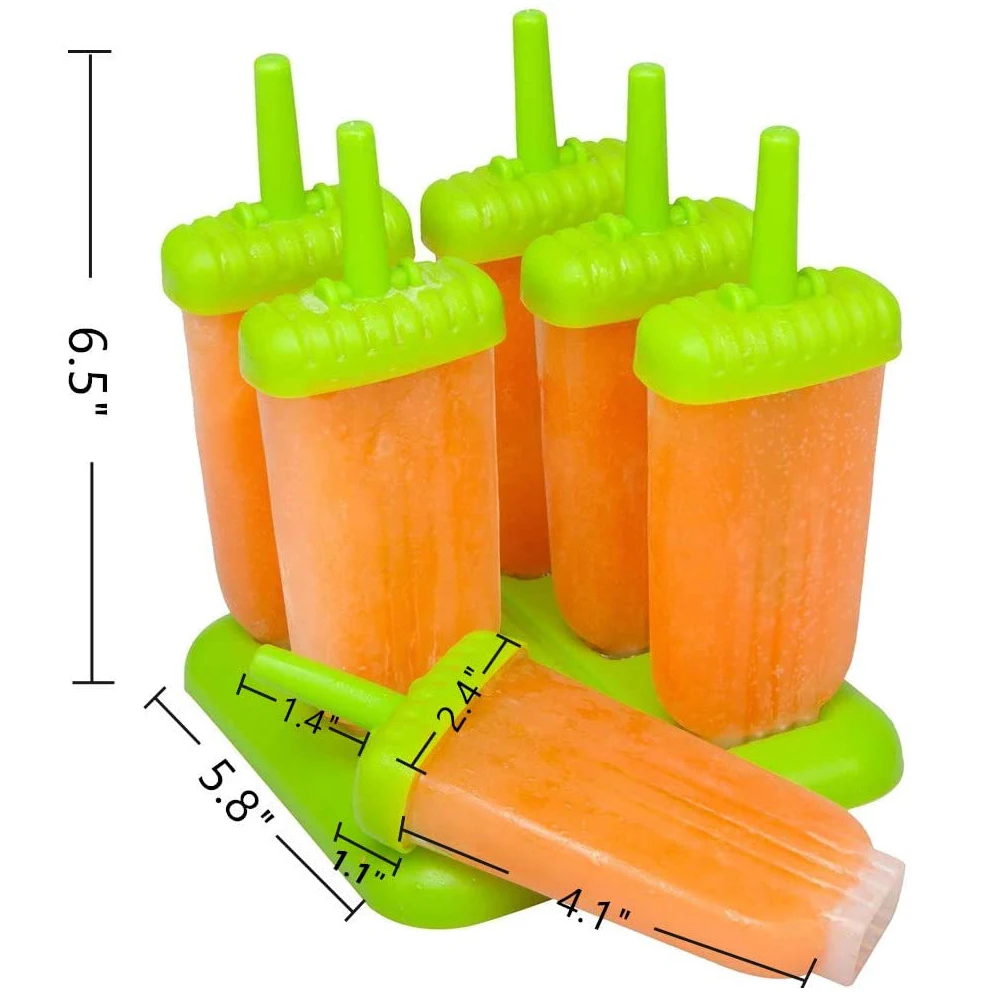 2 шт. пластиковые формы для мороженого и многоразовые сделай сам выпечки кухонные