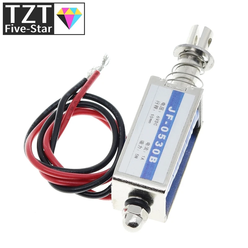 TZT JF-0530B 6 в 12 В 24 пост. Тока Push &amp Pull Тип открытая рама электромагнит сила удержания