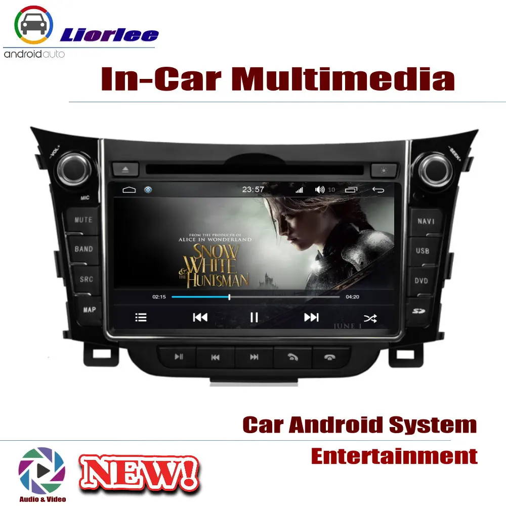 Для Hyundai Elantra GT 2012 2017 автомобильный Android плеер DVD GPS навигационная система HD экран