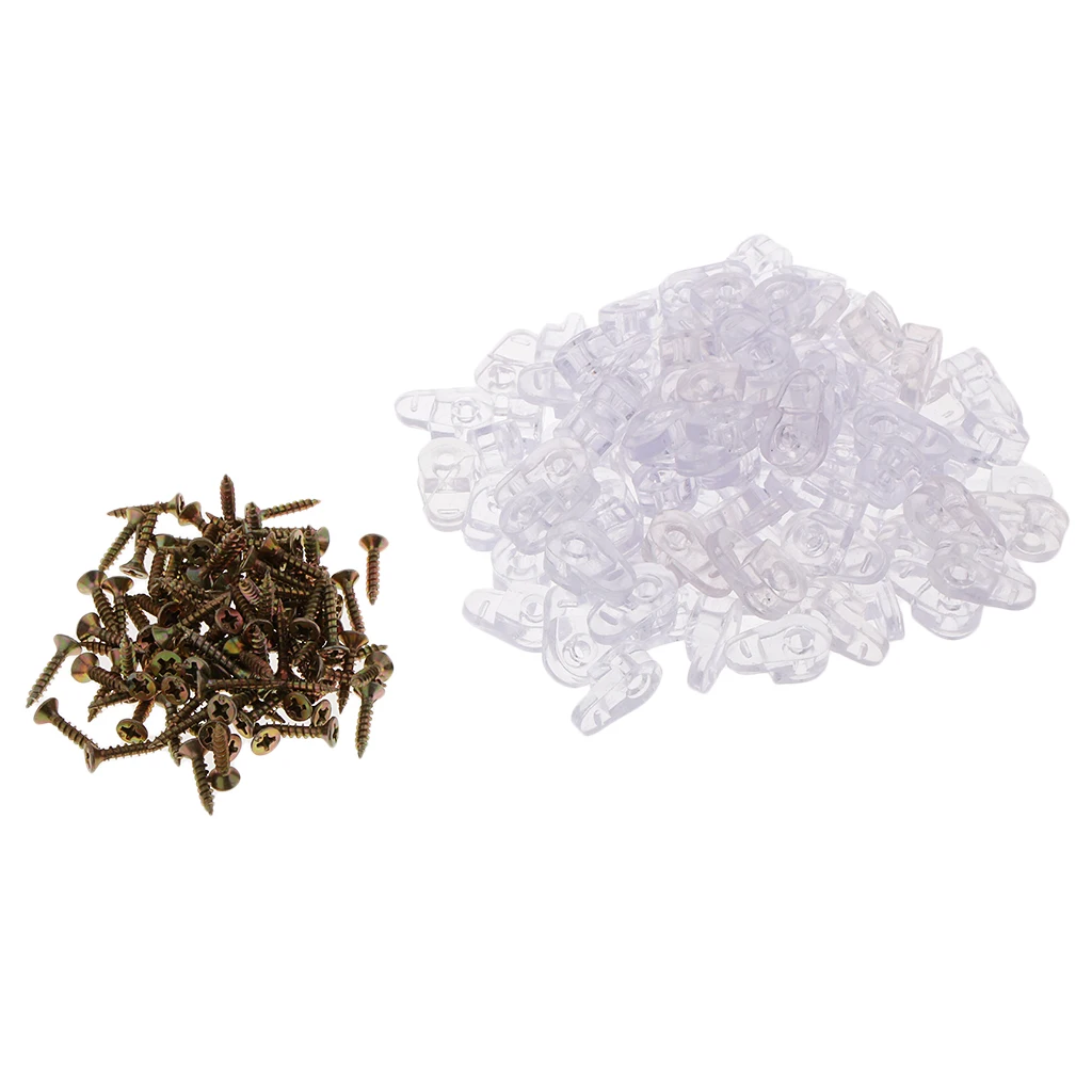 

Мягкие фиксаторы для стеклянных панелей экрана + винт, 100 шт.