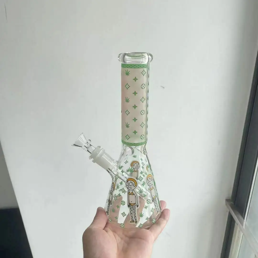 

Glow in the Dark Glass tube oil trap glass filter 10 inches