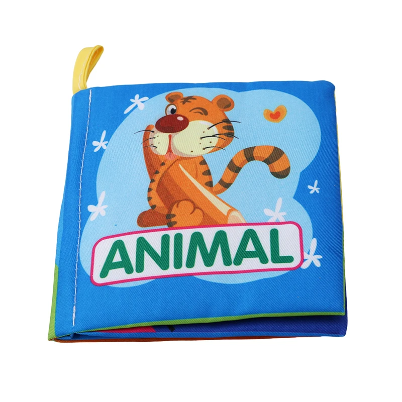 

Baby Toys 0-12 Months Intelligence Development Cloth Book Soft Rattles Unfolding Activity Books Cute Animals Kids Toys