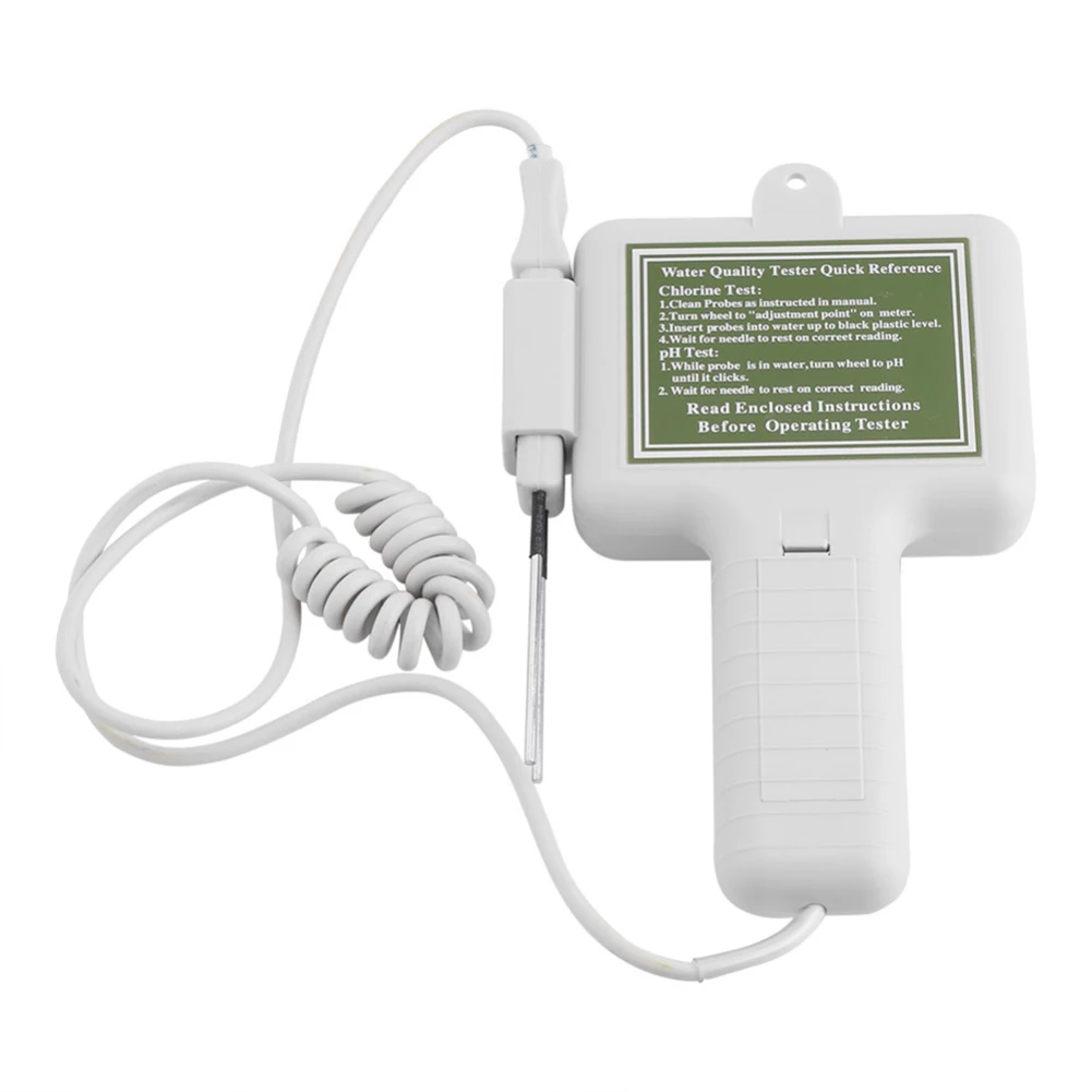 

Portable PH Chlorine Meter Tester PC101 PH Tester Chlorine Level Water Testing Device for Swimming PoolSauna
