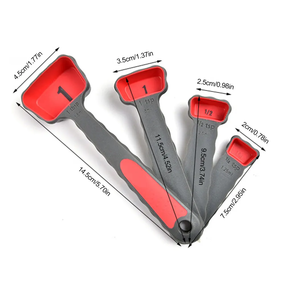 

Silicone Measuring Cup Measuring Spoon Baking Utensils Kitchen Storage