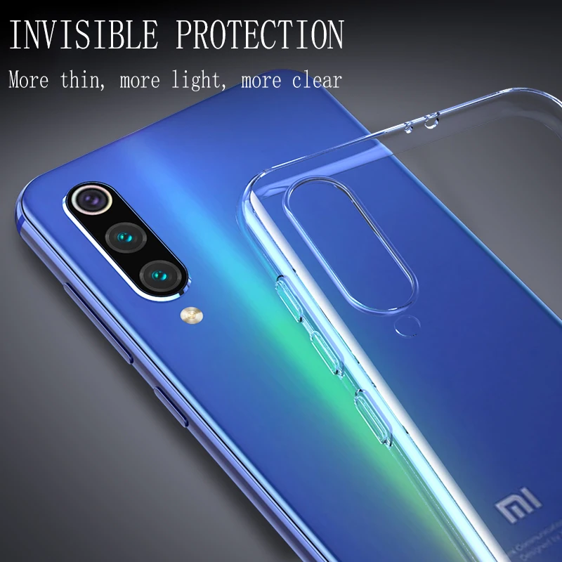 Мягкий прозрачный чехол для Xiaomi Mi A1 A2 A3 8 9 Lite Se 10 Pro Note 6 6x 5x Fundas | Мобильные телефоны