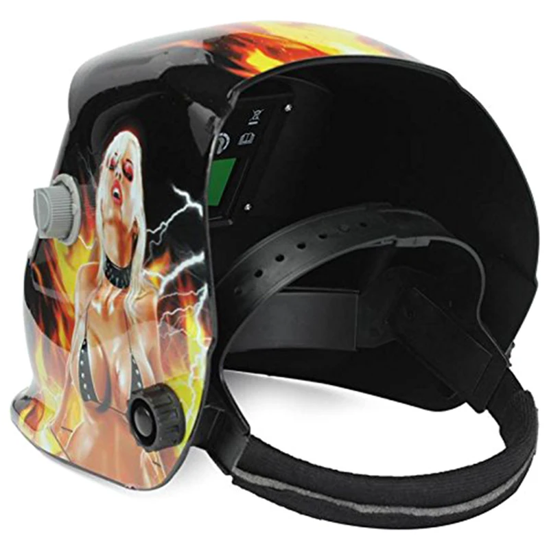 

Welding Mask Hood Welding Helmet Solar Automatic(Solar Power for Recharge) Face Protection (Sexy Beauty)