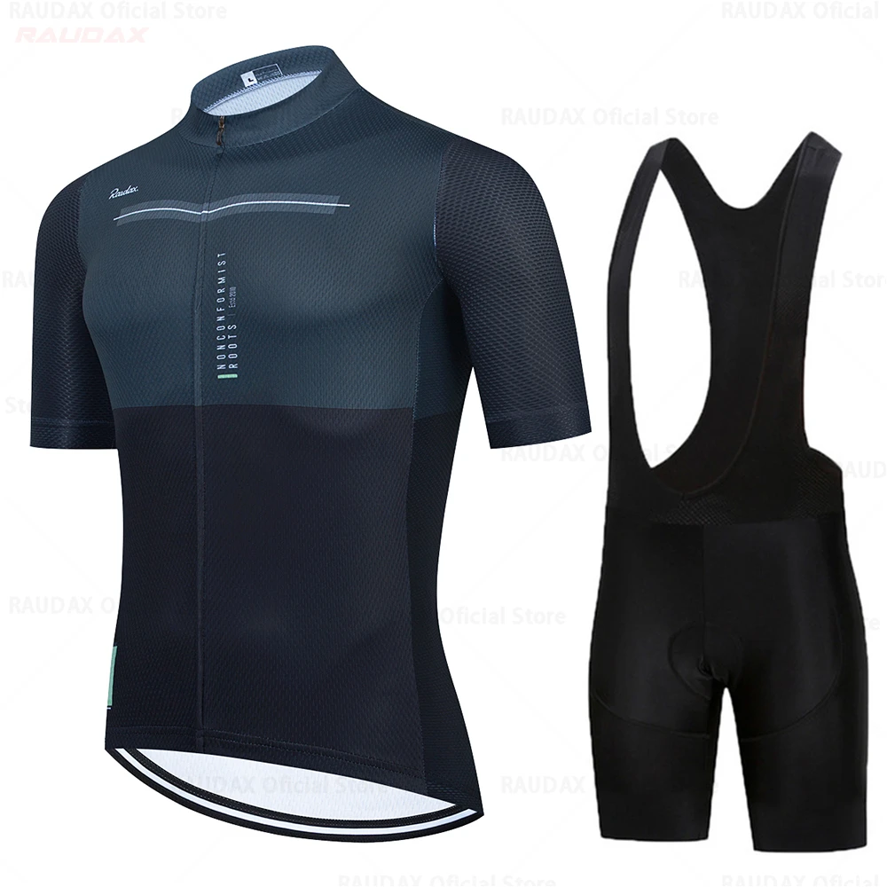 

Raudax 2021 Cycling Jeresys Set Team Summer Cycling Clothing for Men Ropa Ciclismo Hombre MTB Short Wind Cycling Bicycle Clothes