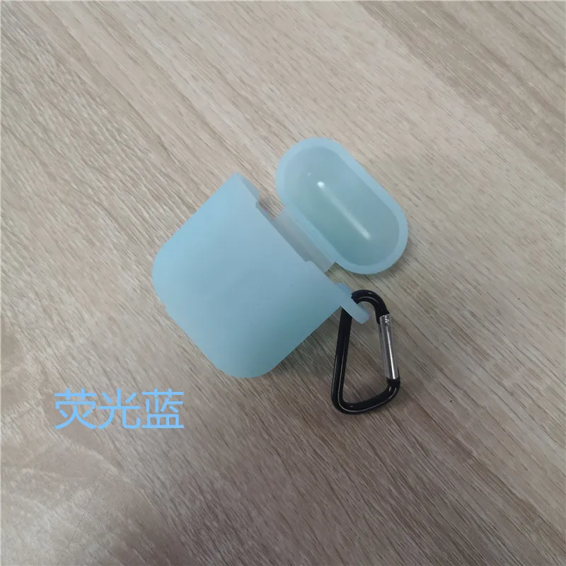 

DHL For Apple Airpods Luminous Protective Cover TPU Silicone Bluetooth Earphone Charge Box Protective Cases Skin Accessories