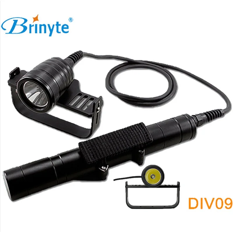 Brinyte DIV09 коробка противогаза подводный фонарик CREE XM-L2 светодиодный