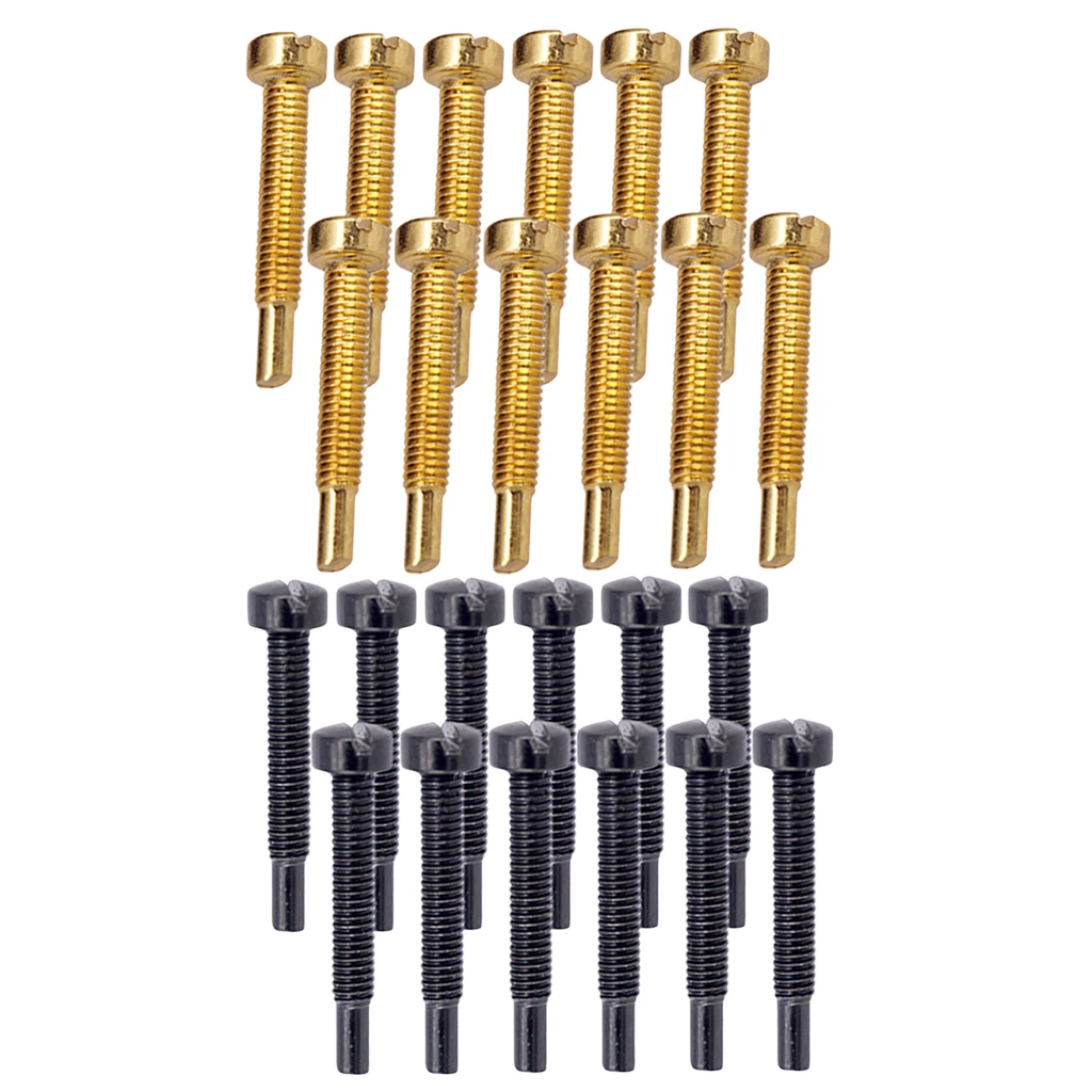 

Pack Of 12 Replacement Iron Humbucker Pickup Screws 24mm For Electric Guitar