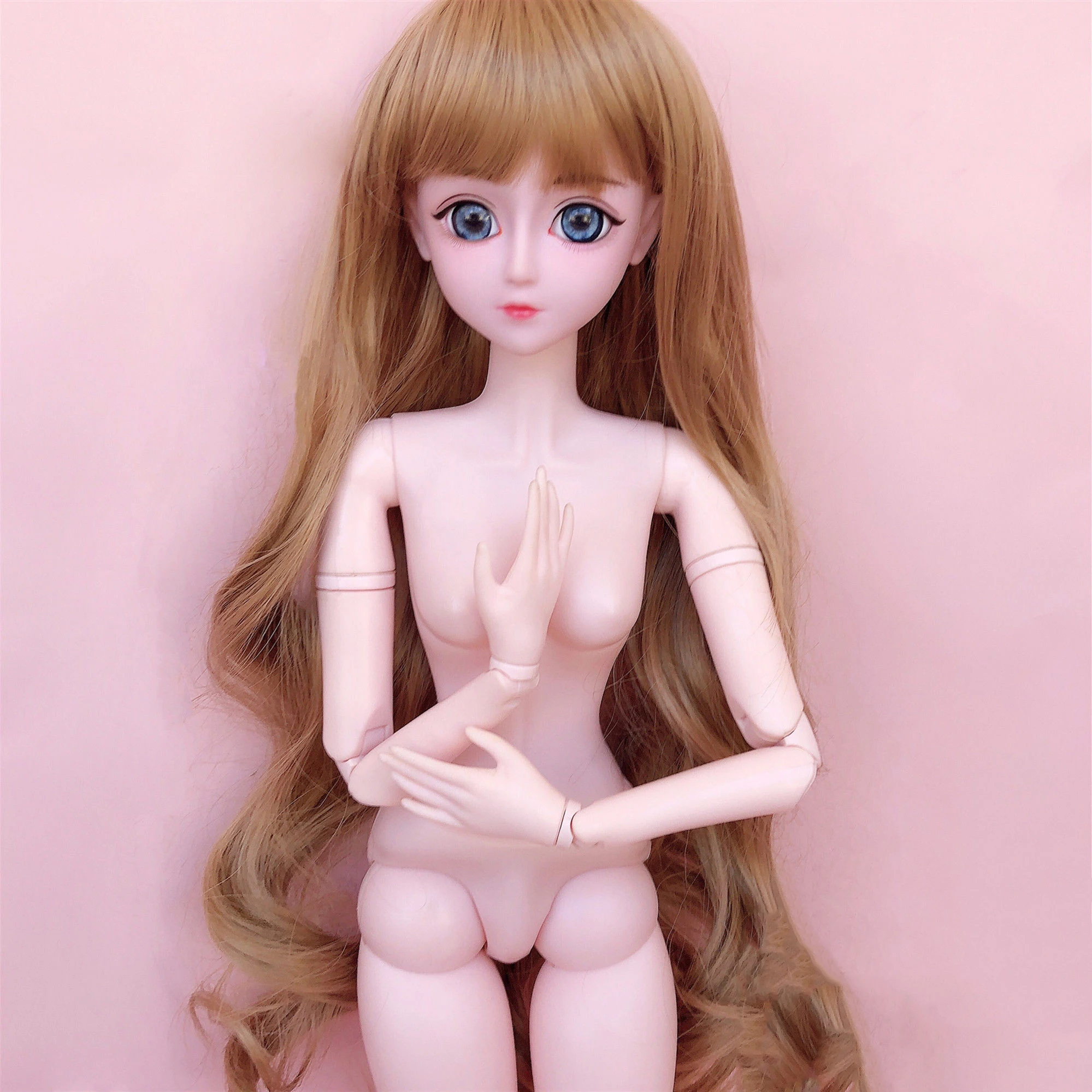 60 cm beautiful princess doll 1/3 BJD 20 joint blond hair detachable gift for girl Fashion Doll | Игрушки и хобби