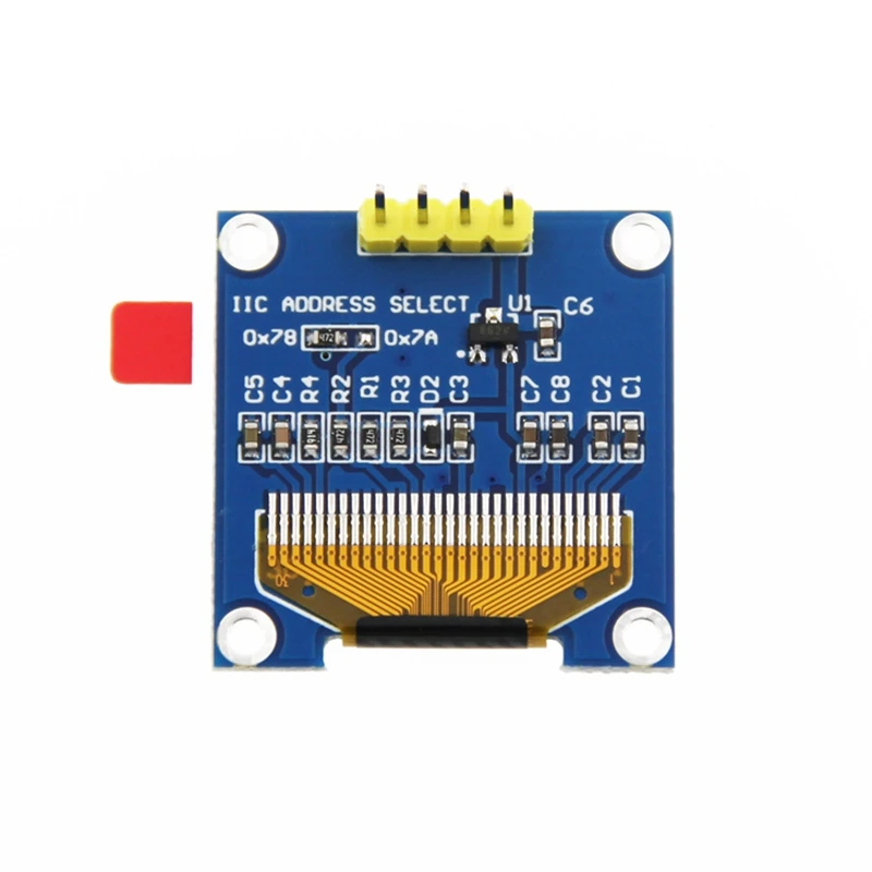Светодиодный ЖК-дисплей 0 96 дюйма IIC I2C Serial VCC 128X64 O модуль светодиодного дисплея