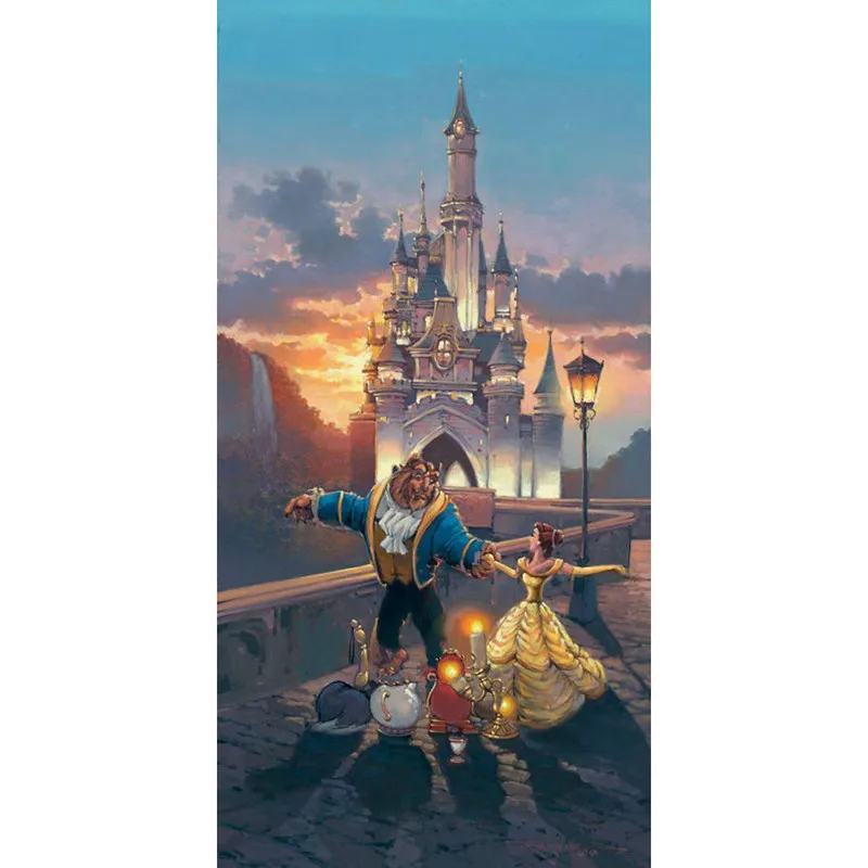 

CraftArtGo 5D DIY Diamond Embroidery Cartoon Full Square Round Rhinestone Mosaic Painting Cross Stitch Flowers Diamond Kit