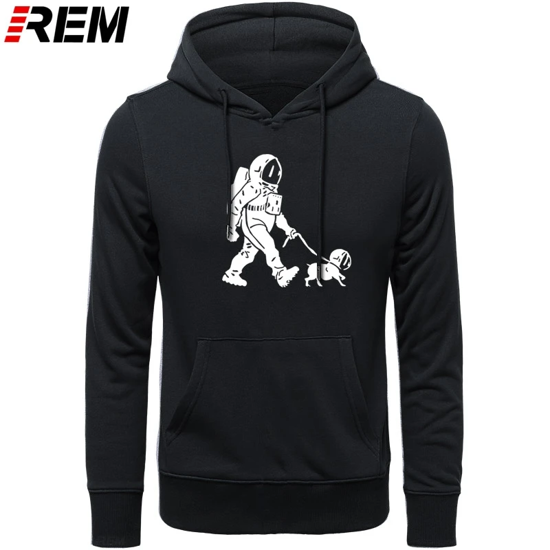 Мужские толстовки с капюшоном Ходячие мертвецы космический корабль космонавта