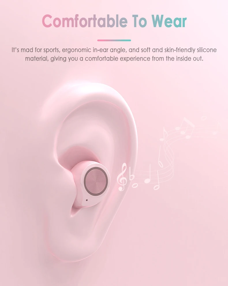 TWS беспроводные наушники, Bluetooth наушники 5,0, сенсорное управление, наушники с микрофонами, гарнитура, шумоподавление, Hi-Fi стерео TW60