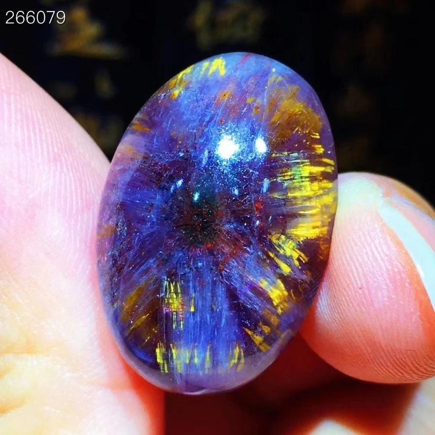 

Genuine Natural Cacoxenite Red Purple Oval Pendant 23x15.6x9.4mm Canada Women Necklace Gold Rutilated Quartz Jewelry AAAAA