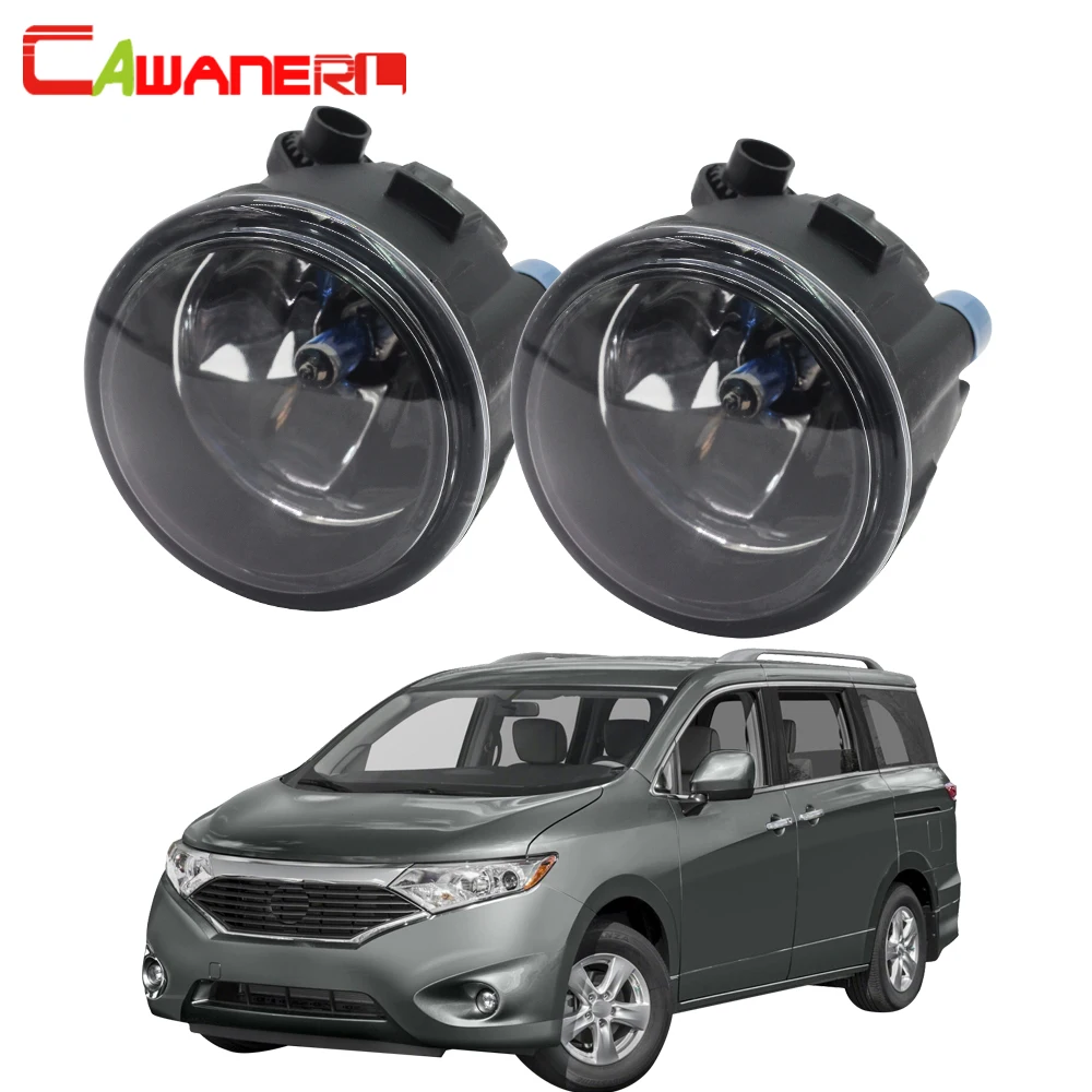 

Cawanerl 1 Pair 100W H11 Car Halogen Fog Light DRL Daytime Running Lamp 12V Accessories For Nissan Quest 2011-2014