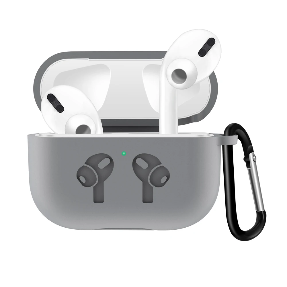 Силиконовый чехол защитный для Apple Airpods pro TWS Bluetooth наушники мягкий силиконовый