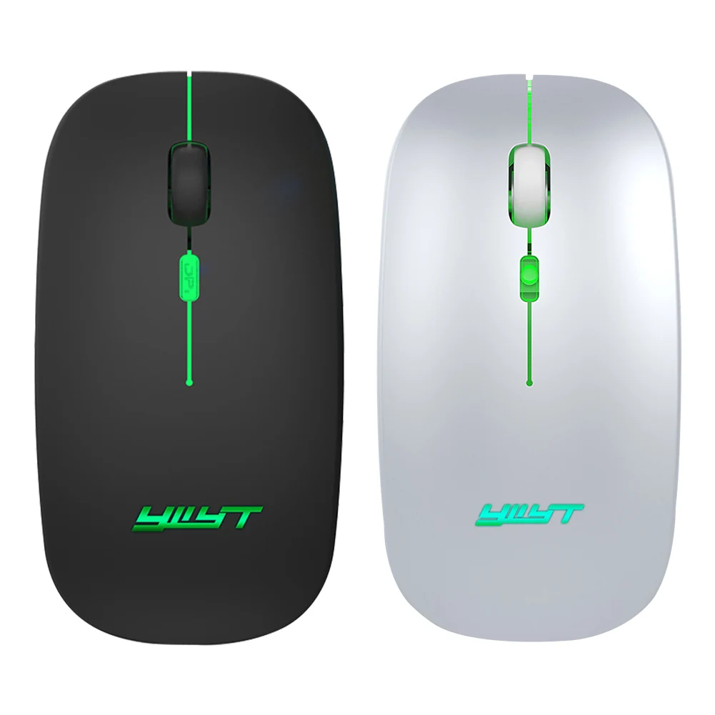 

Wireless Office Lighting Mouse 2.4GHz 3 Buttons Rechargeable Optical Bluetooth-compatible for Household Computer Accessories