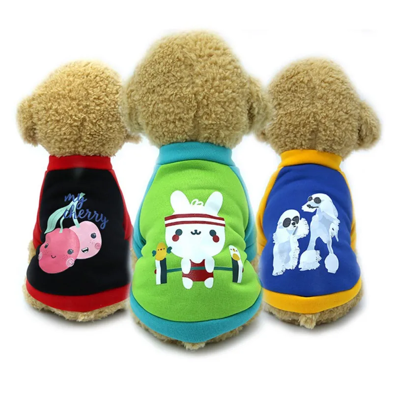 Теплые утепленные наряды для собак одежда маленьких Тедди французский бульдог