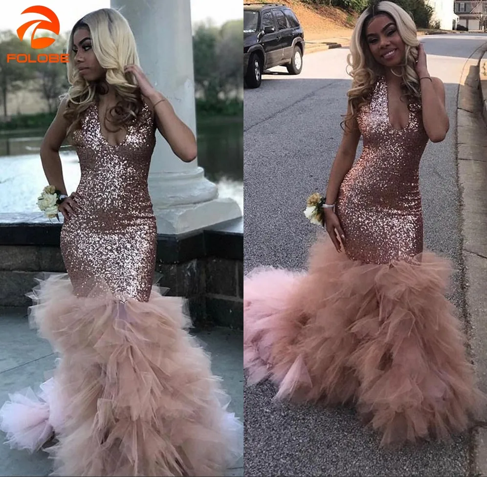 Vestido de gala сексуальные черные платья Русалочки для девочек розовые выпускного