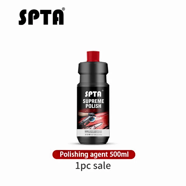 500ml Supreme Polish SPTA 120 мл/500 мл Полировочная паста, автоматическое удаление царапин краски, абразивное натирание, соединение, полировка автомобиля, остекление, решетка, паста - Цвет: 500ml Supreme Polish