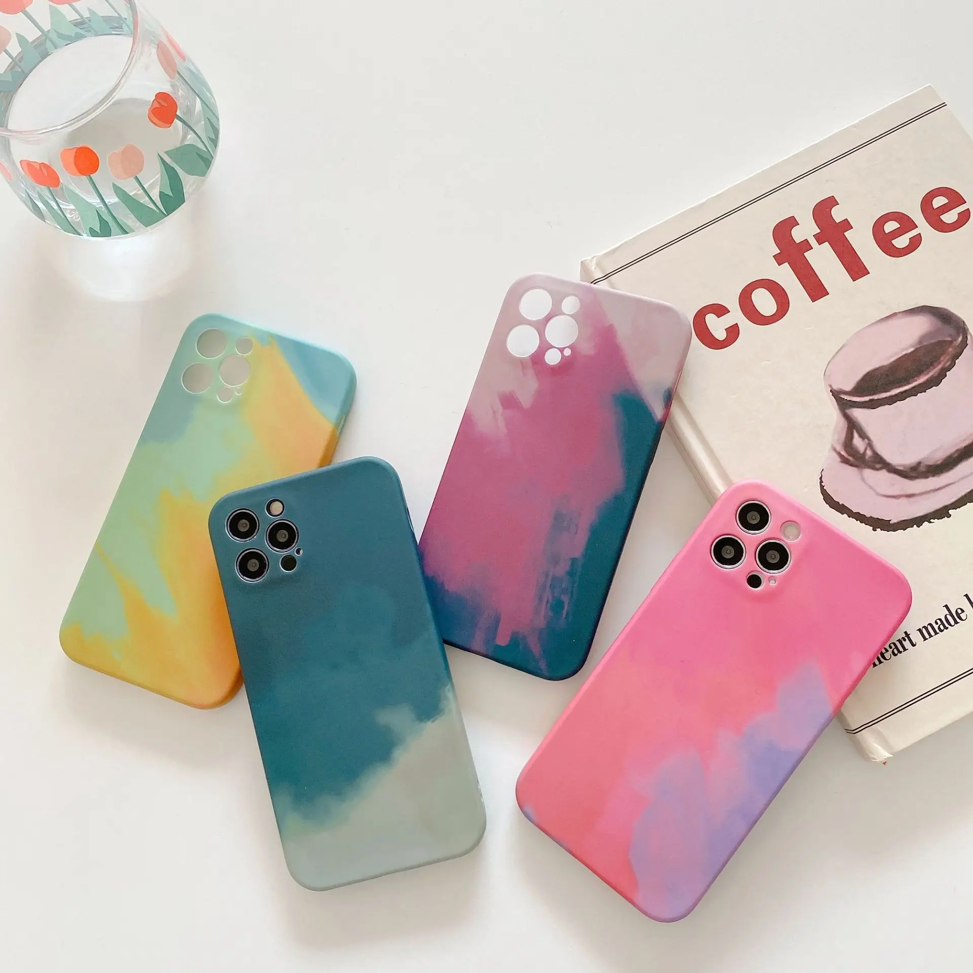 

Retro Art Abstract Geometry Graffiti Phone Case For iPhone 12 11 Promax Xr X Xs Max 7 8 Puls SE 2020 Cases Soft Silicone Cover