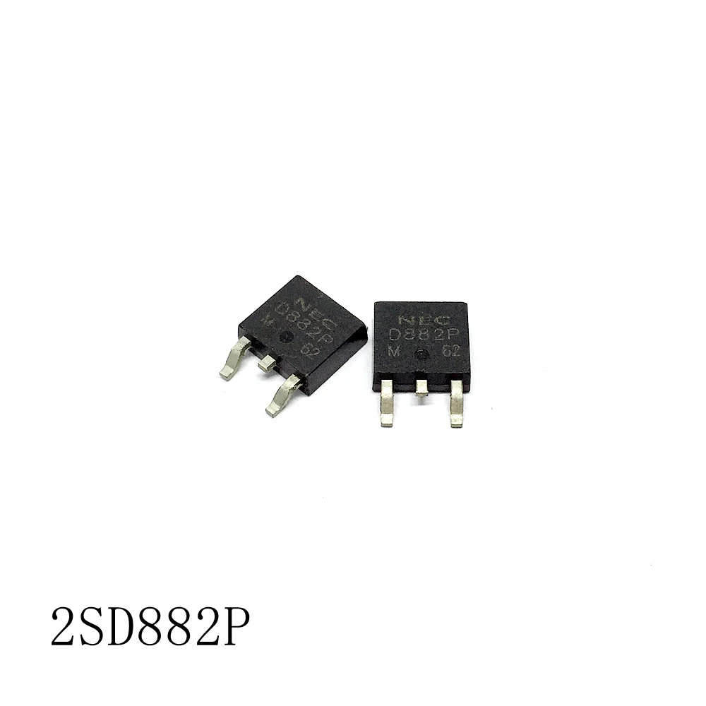 Транзистор питания 2SD882P TO 252 3A/30В 10 шт./лот Новинка в наличии|Приборы для измерения