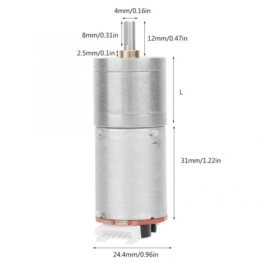 DC 12V энкодер мотор-редуктор для снижения скорости двигателя робота RC автомобиля