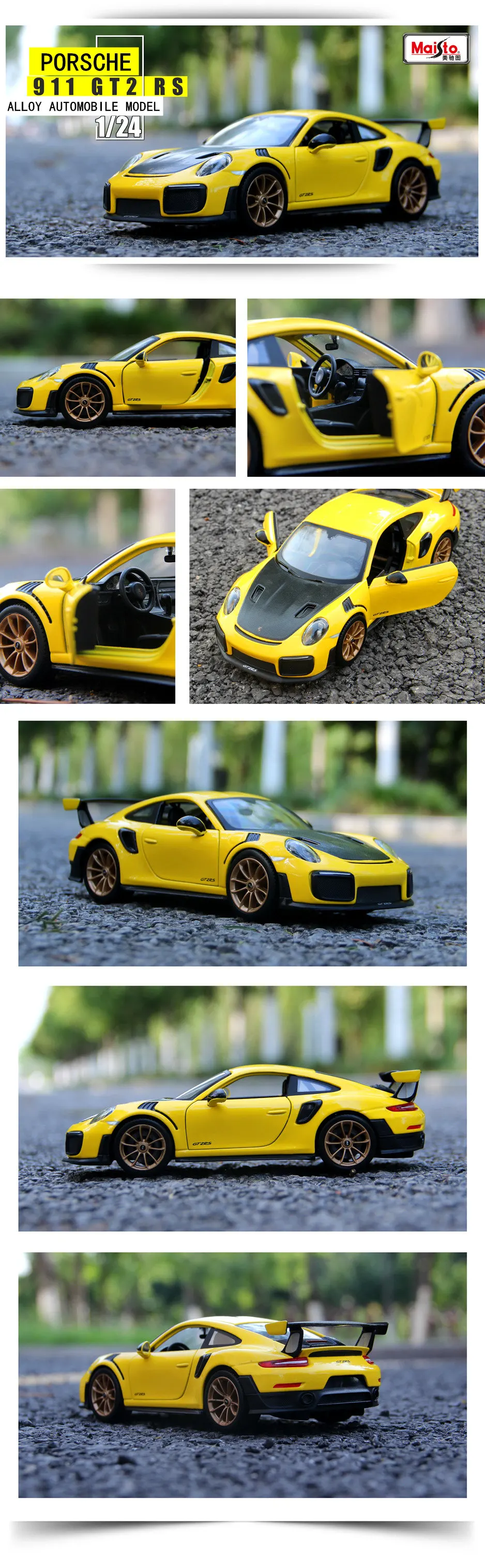 Bburago 1:24 Porsche 718 BOXSTER имитация сплава Модель автомобиля ремесла украшение Коллекция игрушек инструменты подарок