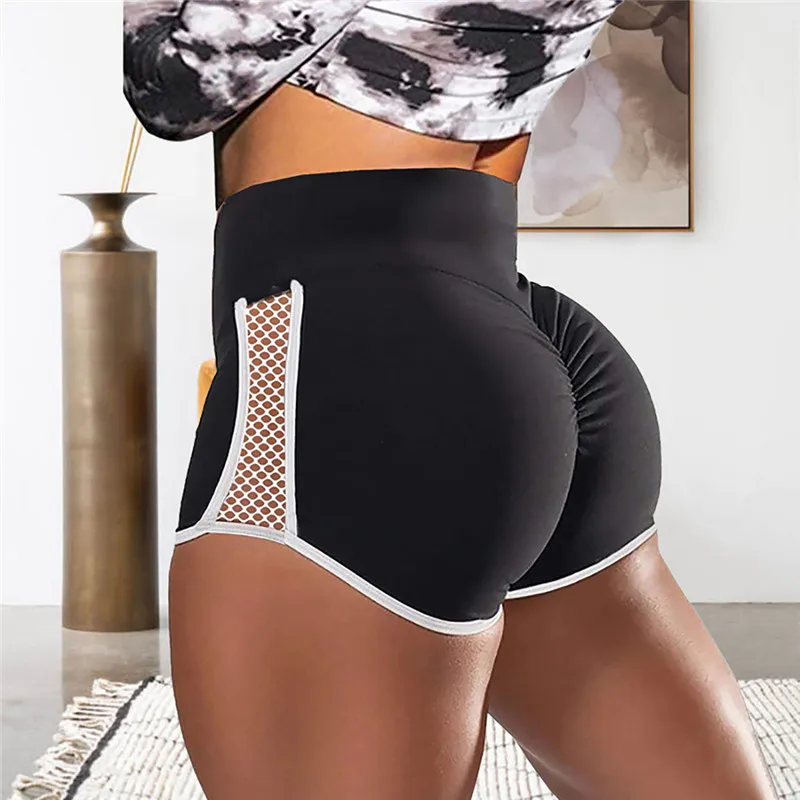 

Women's Yoga Shorts Workout Leggings High Waisted Workout Shorts Plus Size Soft Stretchy Biker Shorts For Athletic Fitness Gym