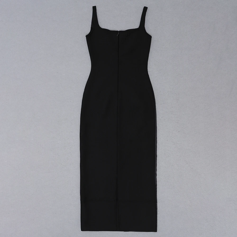 

Sexy Black Bodycon Banage Elegant Party Dress 2021 Halinfer Fashion Women Designer
