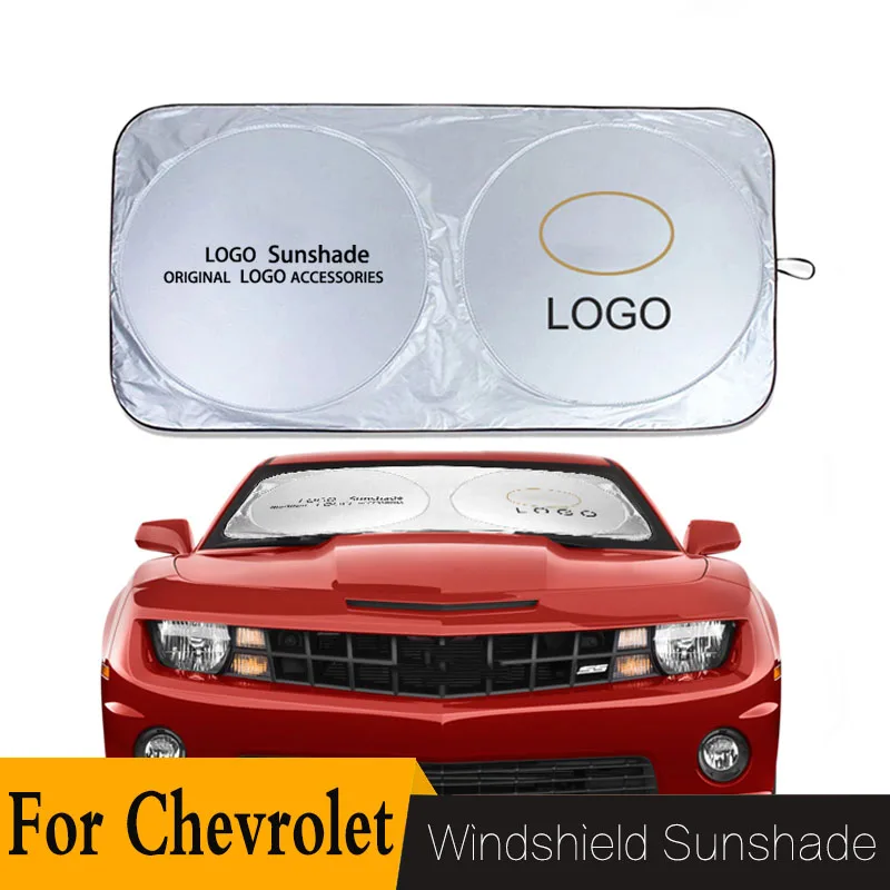 

Солнцезащитный козырек на лобовое стекло автомобиля для Chevrolet Blazer Camaro S-10, защита от ультрафиолета, защита от солнца для переднего окна автом...