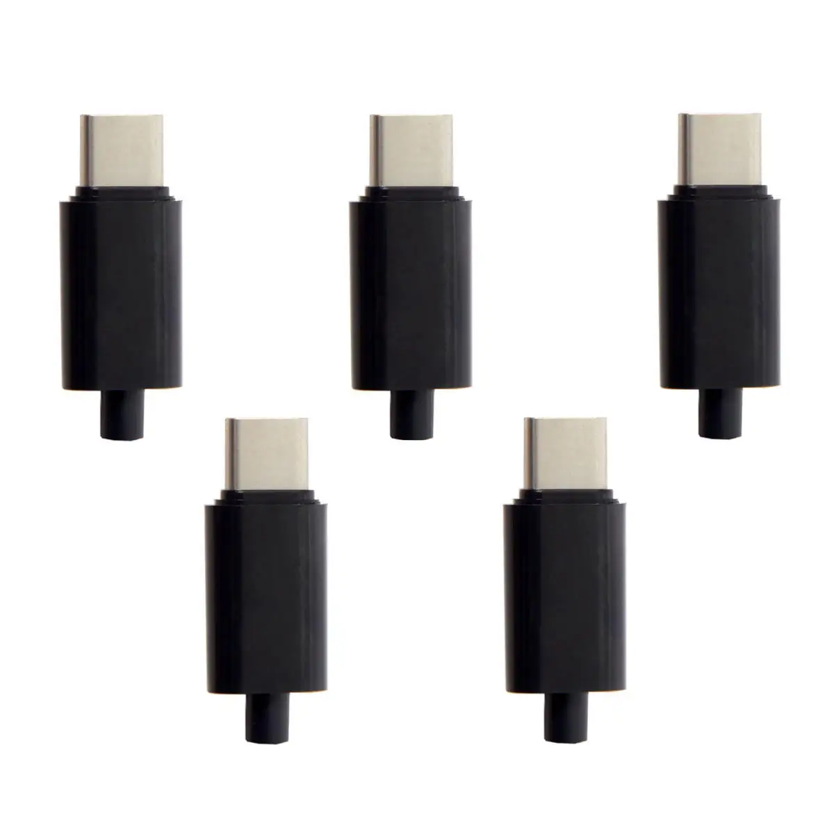 USB Type C OTG адаптер конвертер DIY 24pin Мужской хост тип 5 1 k резистор с черным корпусом|Компьютерные кабели и