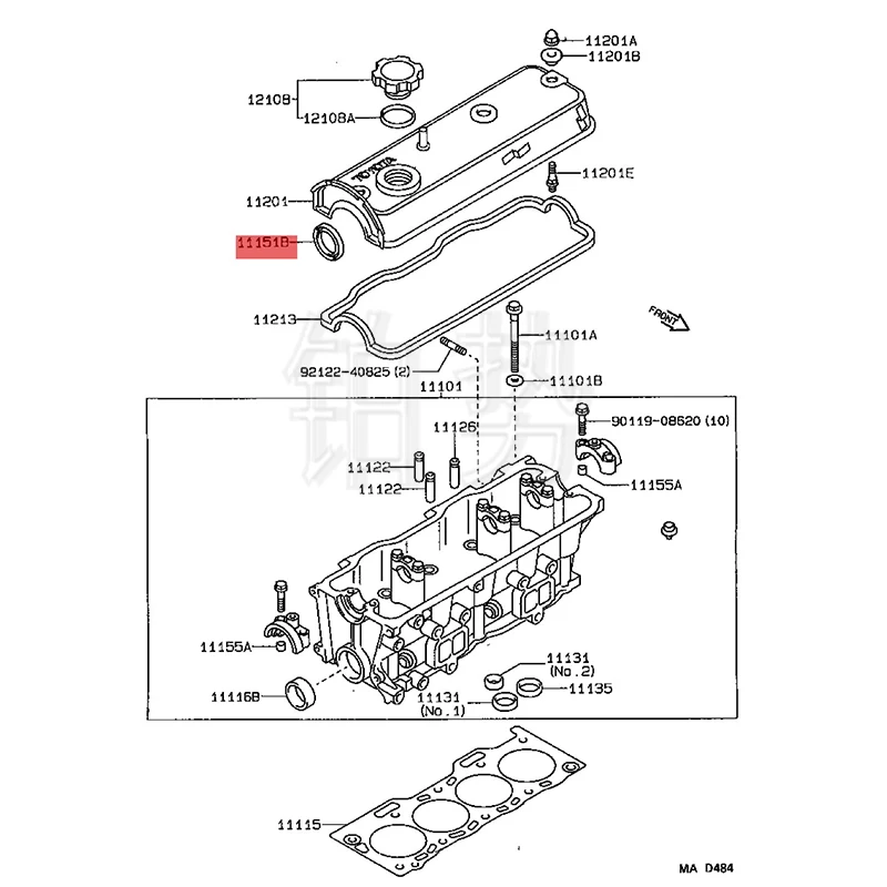 Автомобильный масляный уплотнитель в сборе 2004 toy ota STA RLE TVI OSC ORO LLAC ELI cvc RES SID ARA V4